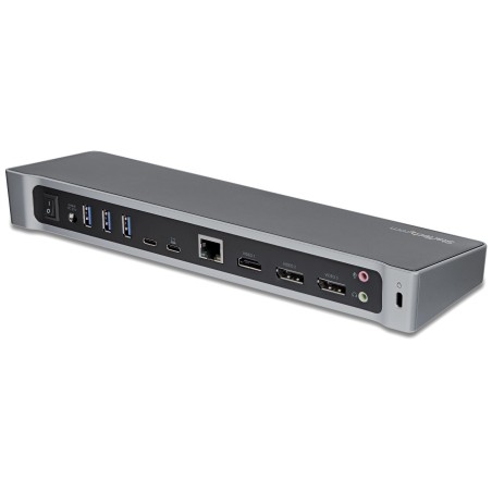 StarTech.com DK30CH2DEPUE laptop dock port replicator Wired USB 3.2 Gen 1 (3.1 Gen 1) Type-C Black, Silver