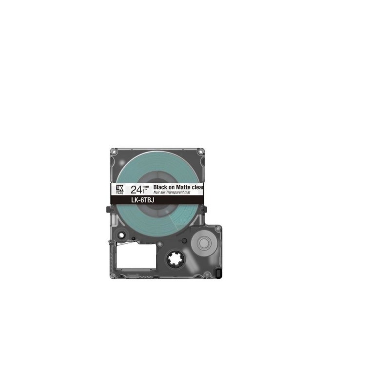 Epson LK-6TBJ Nero, Trasparente