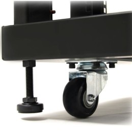 StarTech.com Armario Rack para Servidores 25U 19" 4 Columnas - Rack de Servidores con Cerradura y Seguro - Rack con Ruedas y