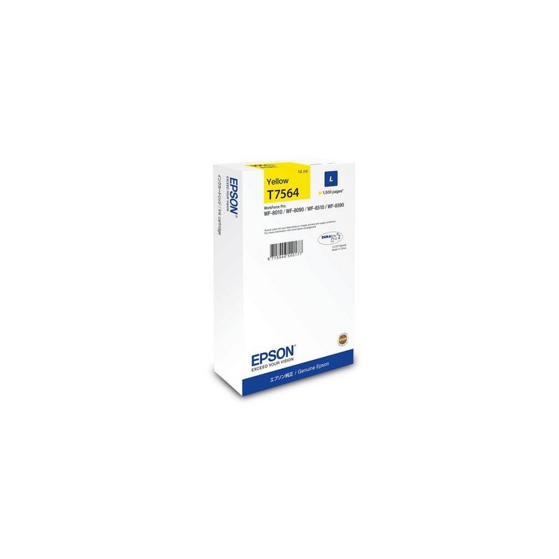 Epson C13T75644N cartucho de tinta 1 pieza(s) Original High (L) Yield Amarillo