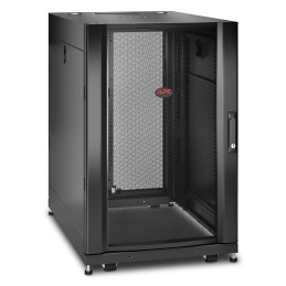 APC NetShelter SX, Server Rack Enclosure, 18HE, Schwarz, 925H x 600W x 900D mm
