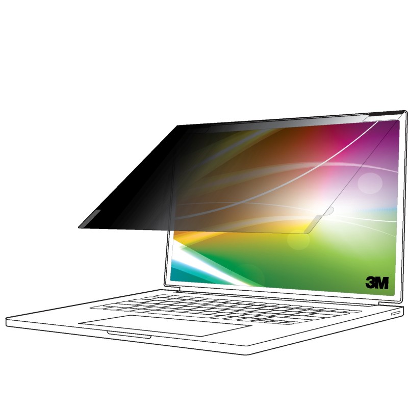3M BP160W1E 16" Laptop Frameless display privacy filter