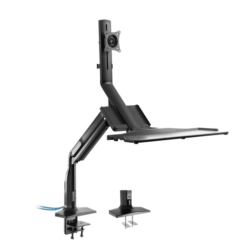 InLine 23174A monitor mount   stand 17" Desk Black