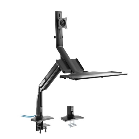 InLine 23174A monitor mount   stand 17" Desk Black