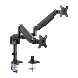 InLine Tischhalterung mit Lifter, für zwei Monitore bis 82cm (32"), 9kg
