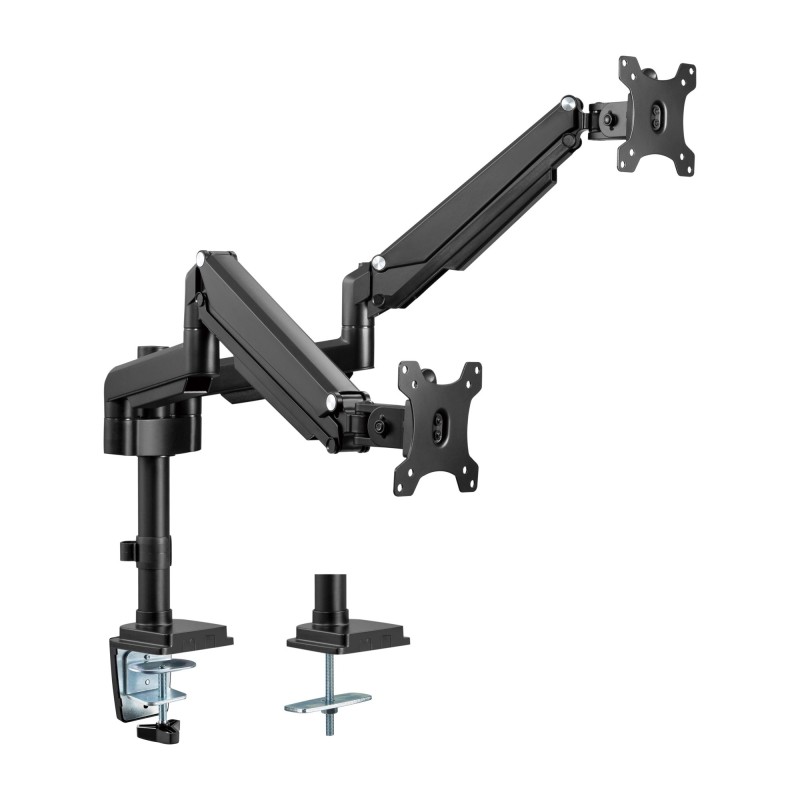 InLine 23160B soporte para monitor 43,2 cm (17") Escritorio Negro