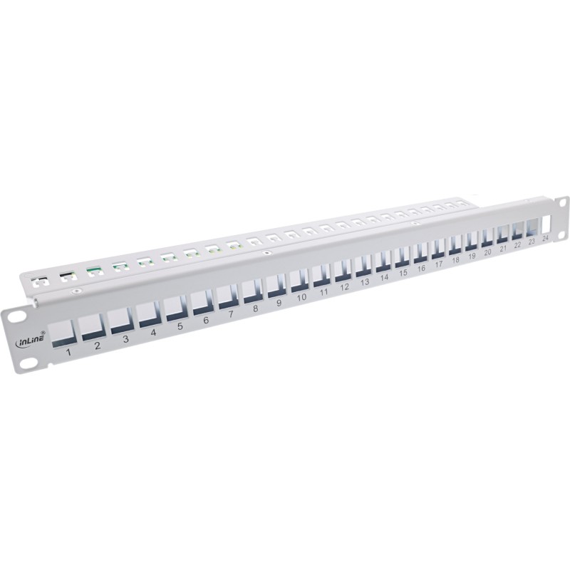InLine 76824G panel de parcheo 1U