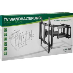 InLine 23111A support pour téléviseur 152,4 cm (60") Noir