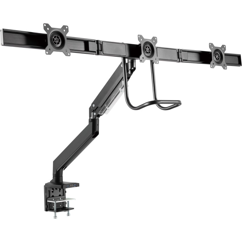 InLine 23172A support d'écran plat pour bureau 43,2 cm (17") Noir