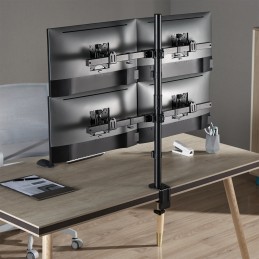 InLine Tischhalterung, für 4x LCD- LED-Display bis 81cm (32"), max. 9kg