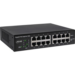 InLine 32308H PoE adapter Gigabit Ethernet 56 V