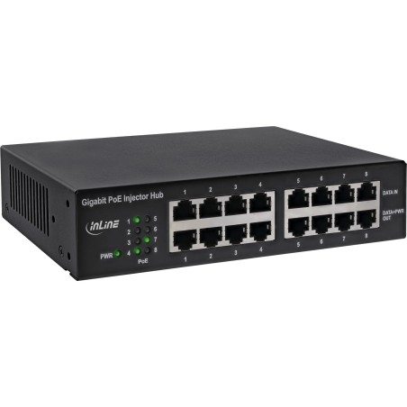 InLine 32308H adaptateur et injecteur PoE Gigabit Ethernet 56 V