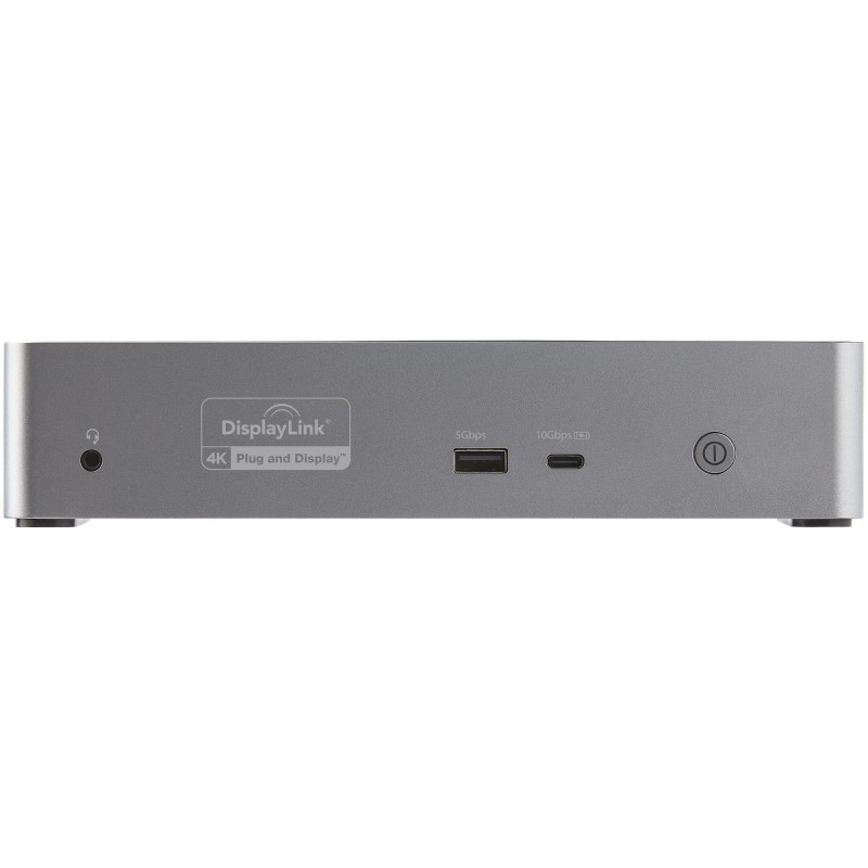 StarTech.com DK31C4DPPDUE laptop dock port replicator Wired USB 3.2 Gen 2 (3.1 Gen 2) Type-C Black, Gray