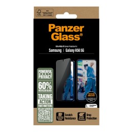 PanzerGlass ® 2-Way Privacy Screen Protector Samsung Galaxy A56 5G | Ultra-Wide Fit Protection d'écran transparent 1 pièce(s)