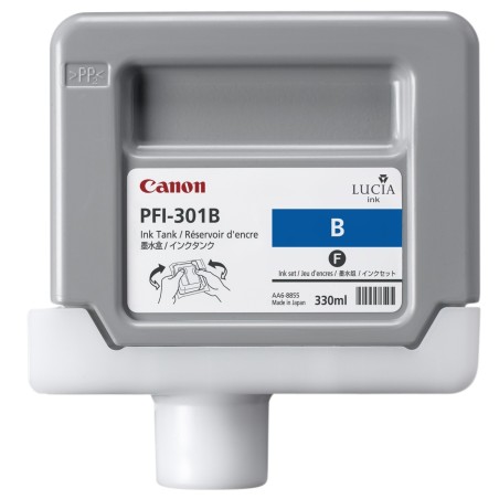 Canon PFI-301GY Pigment Blue Ink Cartridge cartucho de tinta 1 pieza(s) Original Azul