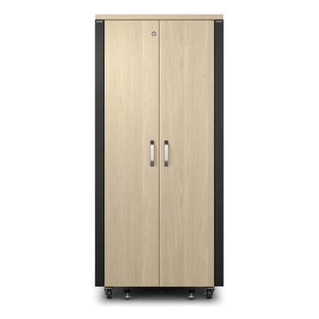 APC NetShelter Soundproof Serverschrank, 32HE, 230V, 1666H x 750W x 1134D mm, Ahorn