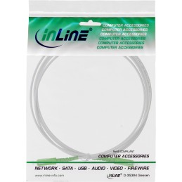 InLine Cavo FO simplex, FTTH, da SC APC 8° a SC APC 8°, 9 125µm, OS2, 20m