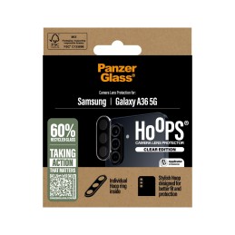 PanzerGlass ® Hoops® Camera Lens Protector Transparent Samsung Galaxy A36 5G Protector de pantalla 1 pieza(s)