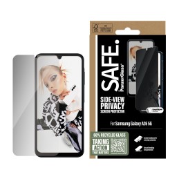 PanzerGlass SAFE. by ® 2-Way Privacy Screen Protector Samsung Galaxy A26 5G | Ultra-Wide Fit w. EasyAligner Clear screen