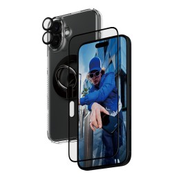 PanzerGlass ® 4-in-1 Protection Bundle iPhone 16 Plus Protection d'écran transparent Apple 1 pièce(s)