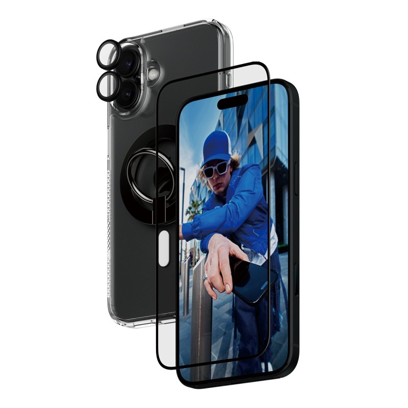 PanzerGlass ® 4-in-1 Protection Bundle iPhone 16 Plus Clear screen protector Apple 1 pc(s)