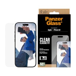 PanzerGlass ® Screen Protector iPhone Air | Classic Fit w. EasyAligner Clear screen protector Apple 1 pc(s)