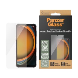 PanzerGlass ® Screen Protector Samsung Galaxy Xcover7 Pro | Xcover7 | Xcover6 Pro | Ultra-Wide Fit Clear screen protector 1