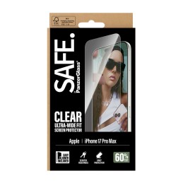 PanzerGlass SAFE. by ® Screen Protector iPhone 17 Pro Max | Ultra-Wide Fit w. EasyAligner Protector de pantalla Apple 1 pieza(s)