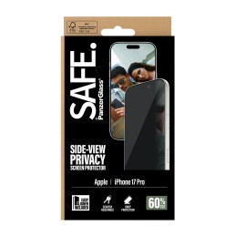 PanzerGlass SAFE. by ® 2-Way Privacy Screen Protector iPhone 17 Pro | Ultra-Wide Fit w. EasyAligner Clear screen protector