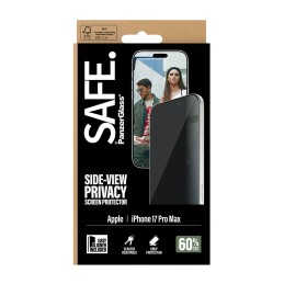 PanzerGlass SAFE. by ® 2-Way Privacy Screen Protector iPhone 17 Pro Max | Ultra-Wide Fit w. EasyAligner Clear screen protector