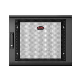 APC NetShelter WX 9U Single Hinged Wall-mount Enclosure 600mm Deep Da parete Nero