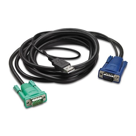 APC Moniteur LCD en rack intégré d'  Câble USB KVM (1,8 m) - Professionnels