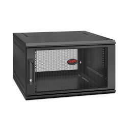 APC NetShelter WX 6U Single Hinged Wall-mount Enclosure 600mm Deep Da parete Nero