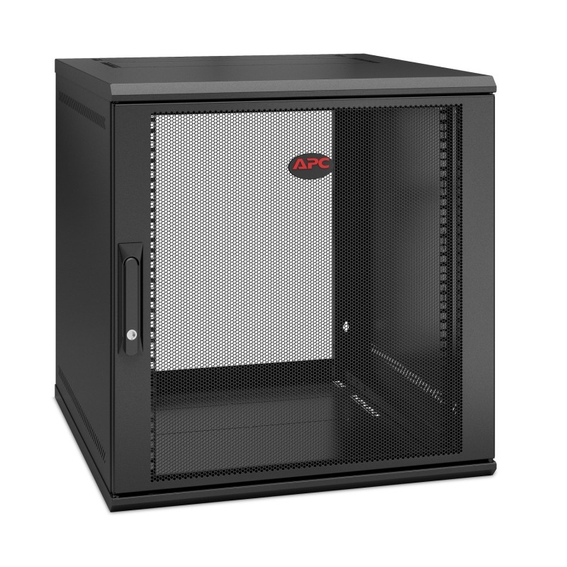 APC NetShelter WX 12U Single Hinged Wall-mount Enclosure 600mm Deep Da parete Nero