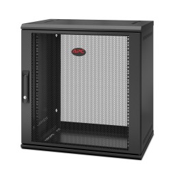 APC NetShelter WX 12U Single Hinged Wall-mount Enclosure 400mm Deep Bastidor de pared Negro