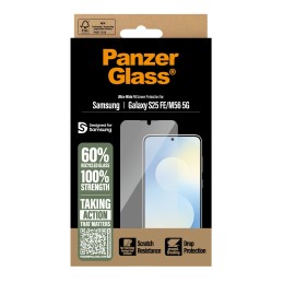 PanzerGlass ® Screen Protector Samsung Galaxy S25 FE 5G | M56 5G | Ultra-Wide Fit Clear screen protector 1 pc(s)