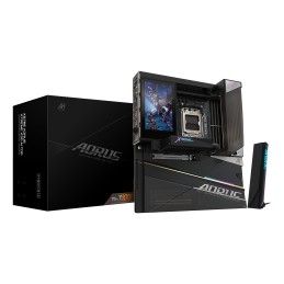 GIGABYTE X870E AORUS XTREME X3D AI TOP Placa Base - Compatible con procesadores AMD Ryzen serie 9000, VRM de 24+2+2 fases,
