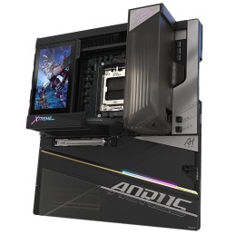 GIGABYTE X870E AORUS XTREME X3D AI TOP Placa Base - Compatible con procesadores AMD Ryzen serie 9000, VRM de 24+2+2 fases,
