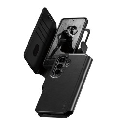 PanzerGlass CARE™ by ® Tango 2-in-1 Wallet Case w. Qi Samsung Galaxy S26 funda para teléfono móvil Transparente