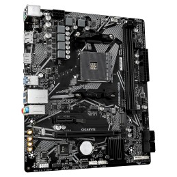 GIGABYTE A520M H ARGB Mainboard – Unterstützt AMD Ryzen 5000 Prozessoren, bis zu 5100 MHz DDR4 (OC), PCIe 3.0 x4 M.2,
