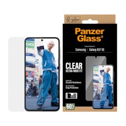 PanzerGlass Screen Protector Ultra-Wide Fit - Clear - Samsung Galaxy A57 5G Klare Bildschirmschutzfolie