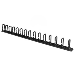 StarTech.com Gestor Organizador Vertical de Cableado con Anillas en D (D-ring) - 0U - 91cm