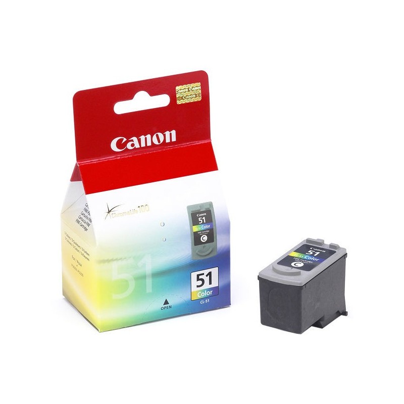 Canon CL-51 cartuccia d'inchiostro 1 pz Originale Resa elevata (XL) Ciano, Magenta, Giallo