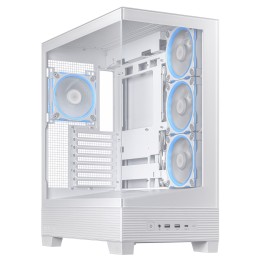 ASUS A31 Plus TG ARGB WHITE Midi Tower Blanc