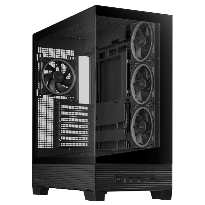 ASUS A31 Plus TG ARGB BLACK Midi Tower Schwarz