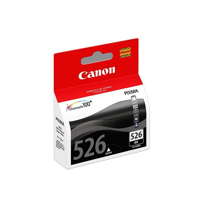 Canon CLI-526 BK w o Sec Druckerpatrone 1 Stück(e) Original Standardertrag Schwarz