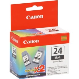 Canon BCI-24 ink cartridge 2 pc(s) Original Black