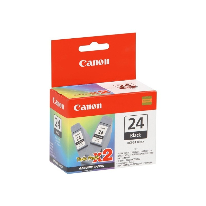 Canon BCI-24 cartuccia d'inchiostro 2 pz Originale Nero