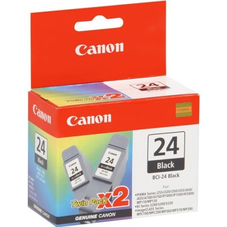Canon BCI-24 cartuccia d'inchiostro 2 pz Originale Nero