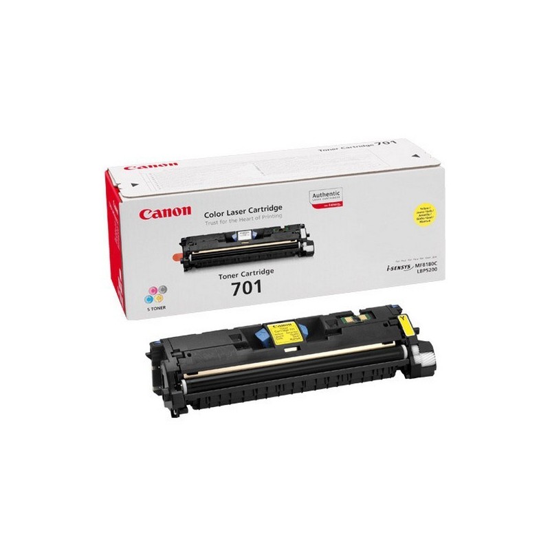 Canon 701 Cartouche de toner 1 pièce(s) Original Jaune